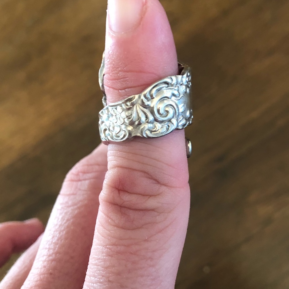 Silver Spoon Ring - image 4